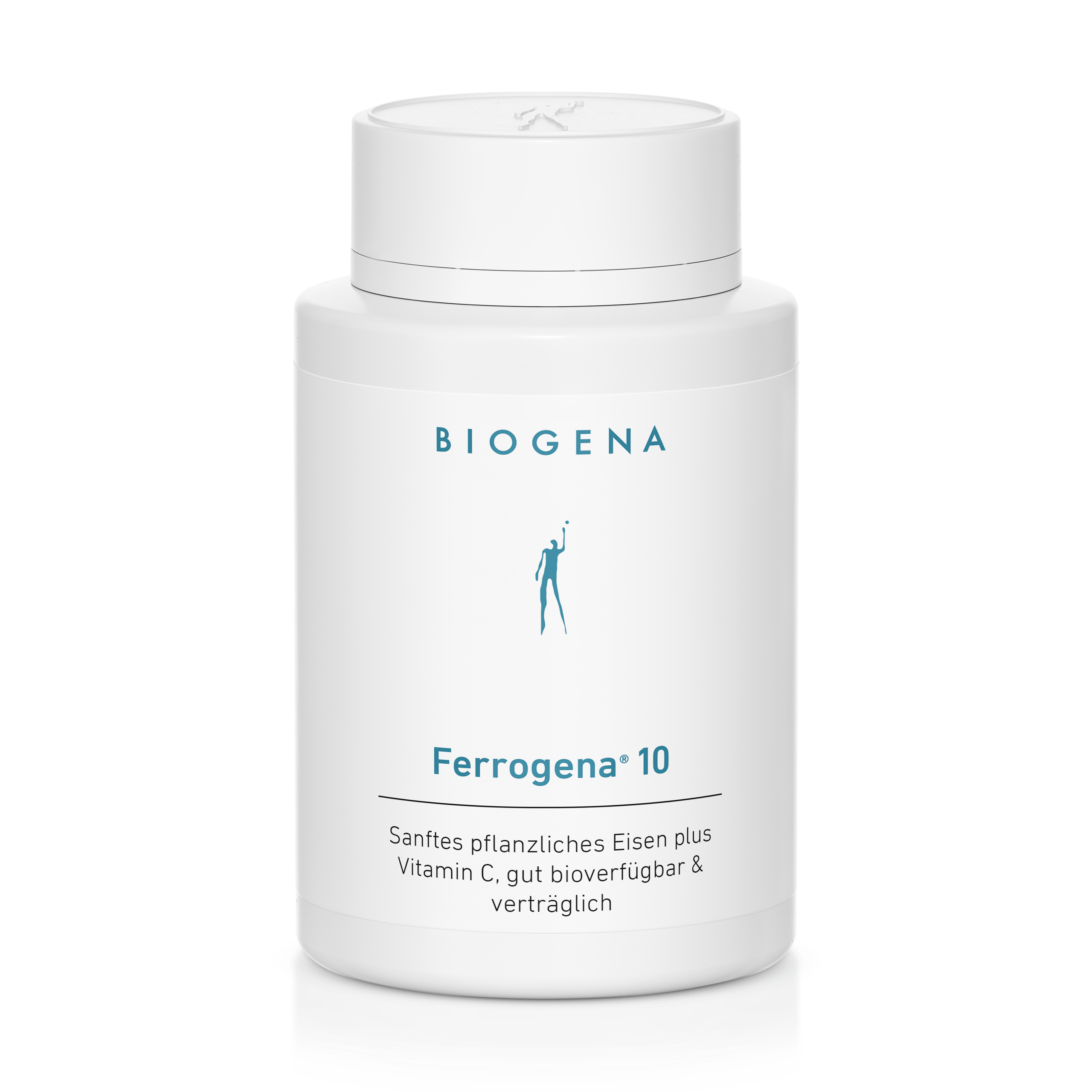 Biogena, Ferrogena® 10, Sticlă, alb, Fier vegetal blând plus vitamina C, bine biodisponibil & tolerabil