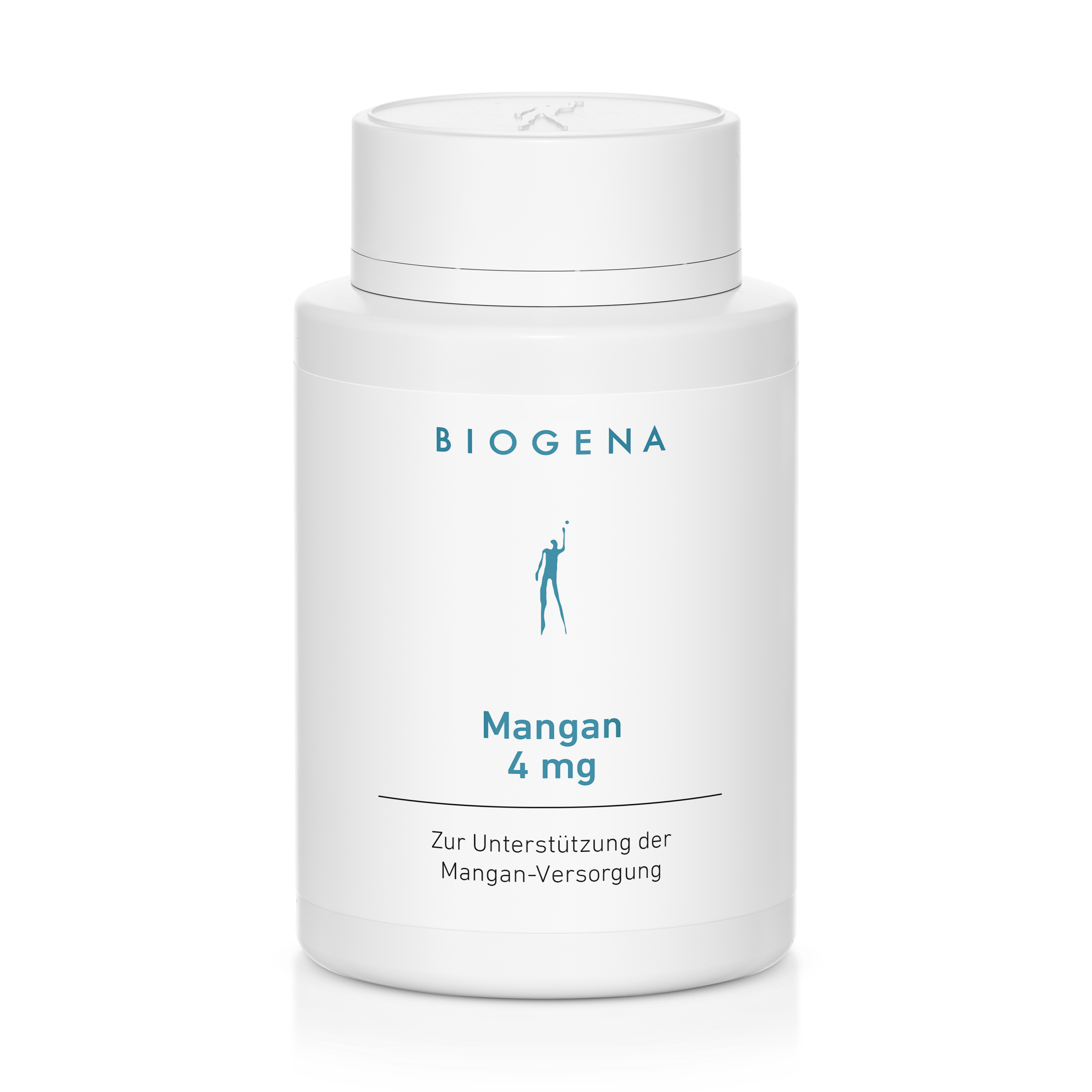 Biogena, Mangan 4 mg, Sticlă, alb, Pentru susținerea aportului de mangan