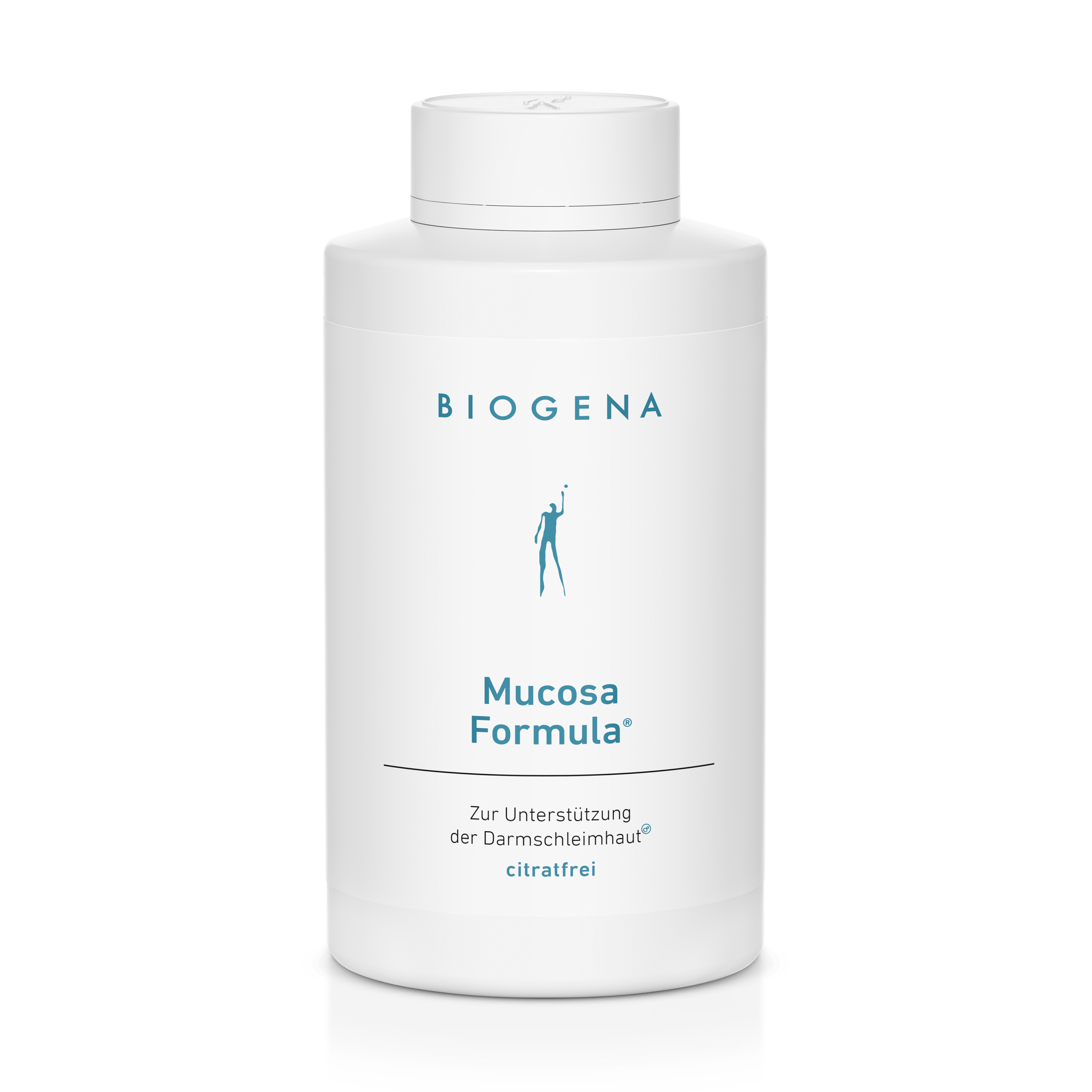 Biogena, Mucosa Formula®, Sticlă, alb, Pentru susținerea mucoasei intestinale® fără citrat