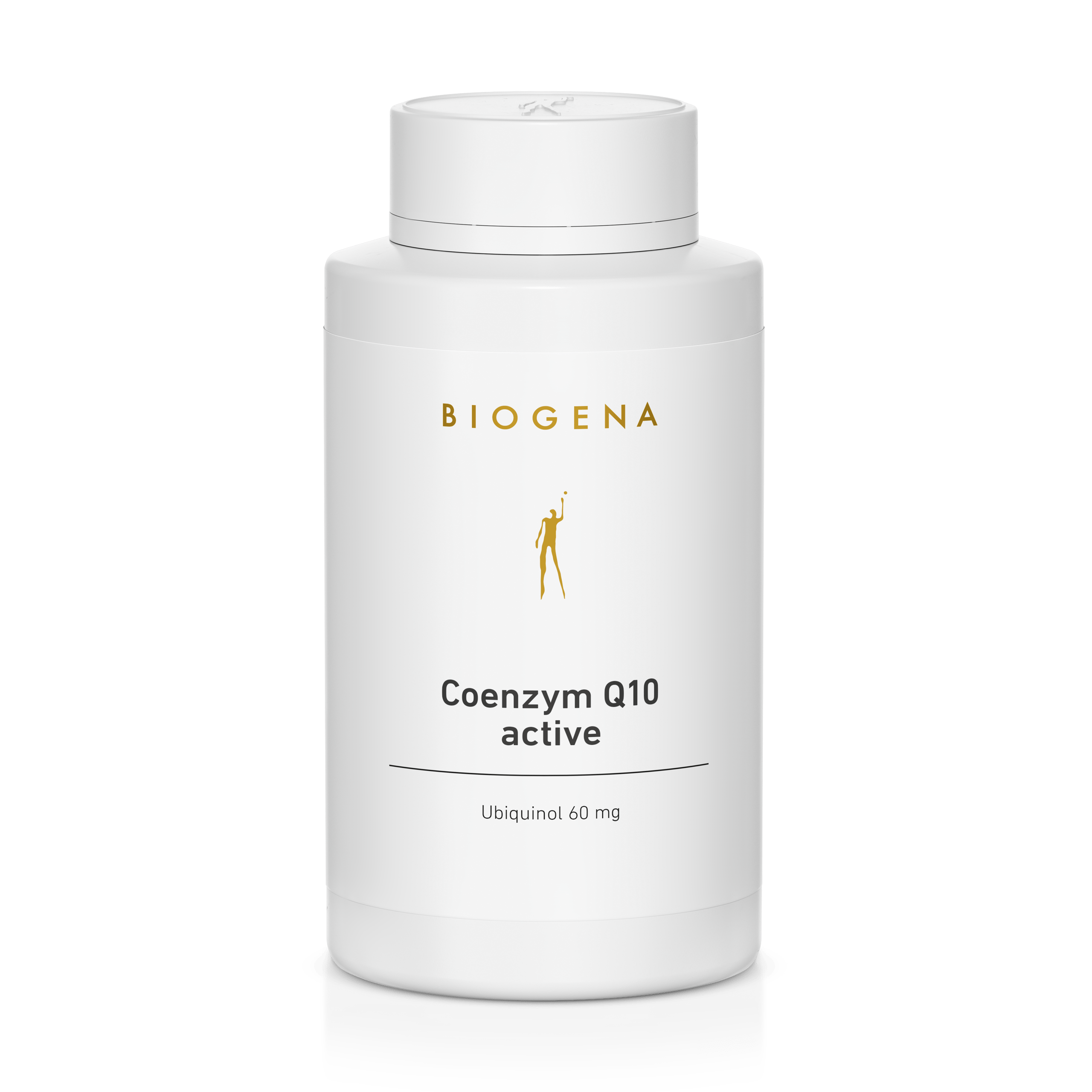 Biogena, Coenzym Q10 active, Sticlă, alb, Ubiquinol 60 mg