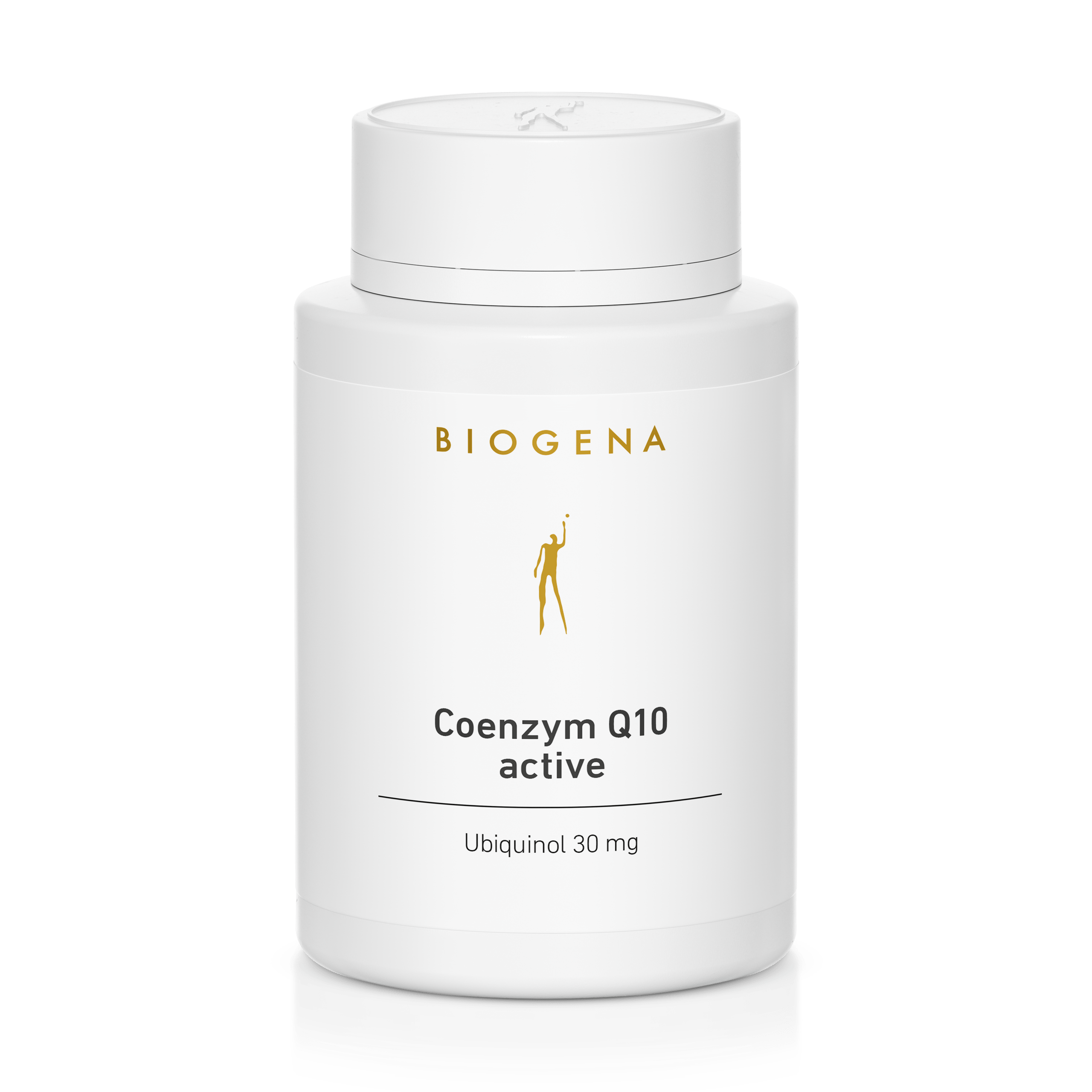 Biogena, Coenzym Q10 active, Sticlă, alb, Ubiquinol 30 mg
