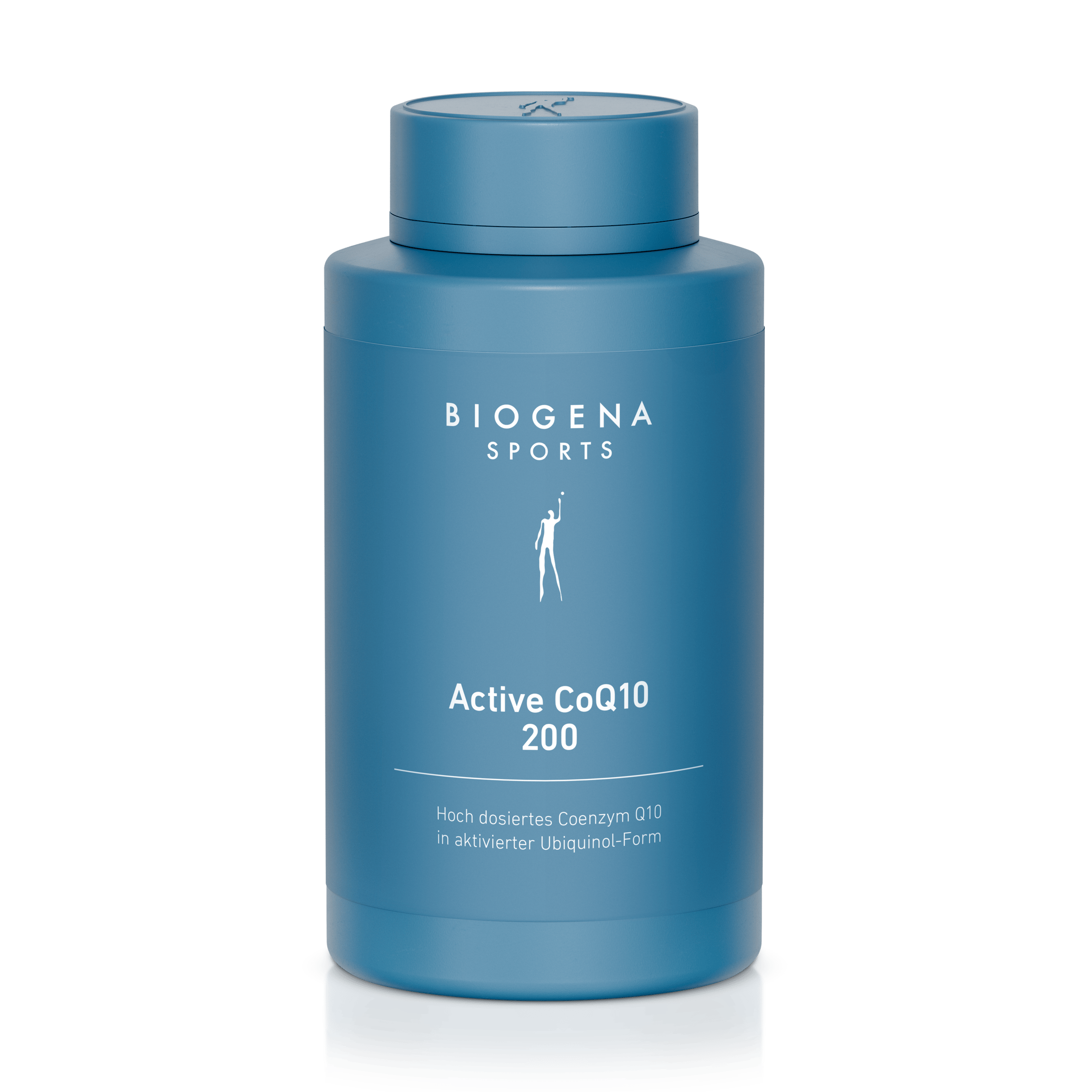 Biogena Sports, Active CoQ10 200, Sticlă, petrol, Coenzima Q10 cu doză mare în formă de ubichinol activată