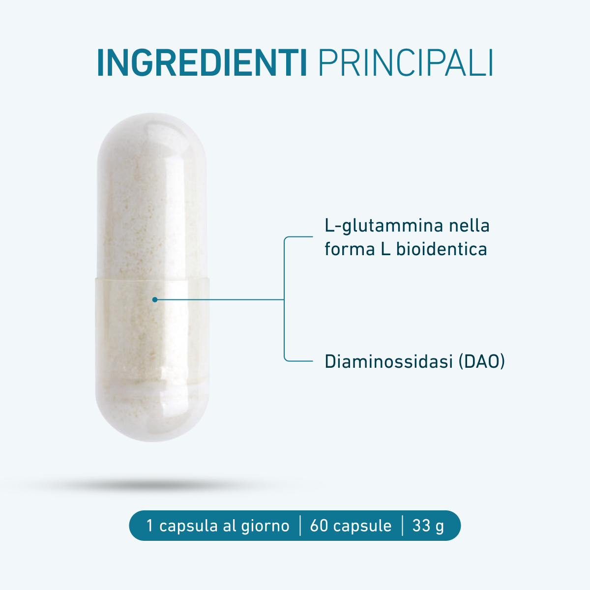 Biogena, DAOZym® vegan, Flasche, weiß, Mit Diaminoxidase (DAO) aus Erbsen-Keimlingen und L-Glutamin
