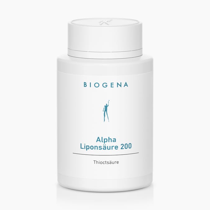 Biogena, Alpha Liponsäure 200, Flasche, weiß, Thioctsäure