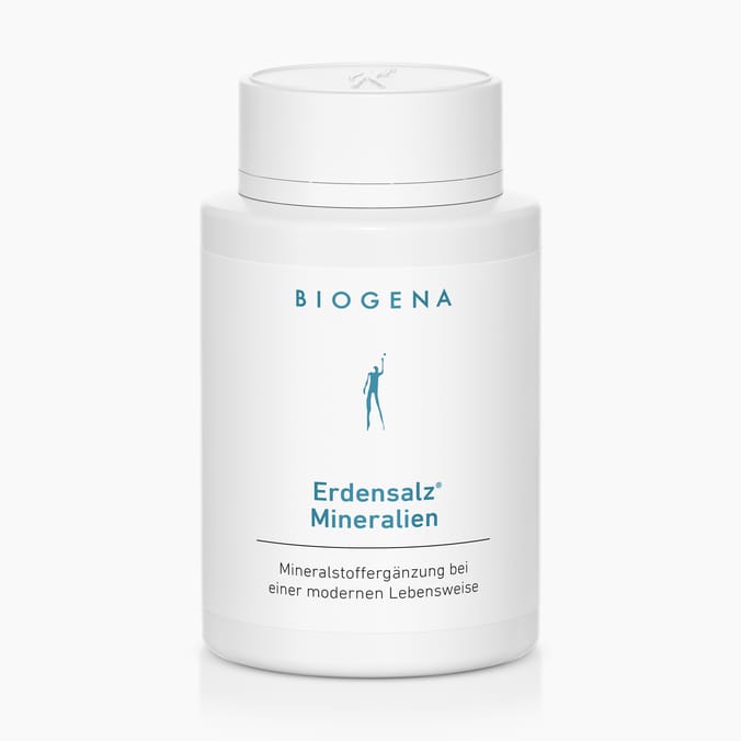 Biogena, Erdensalz® Mineralien, Sticlă, alb, Supliment mineral pentru un stil de viață modern
