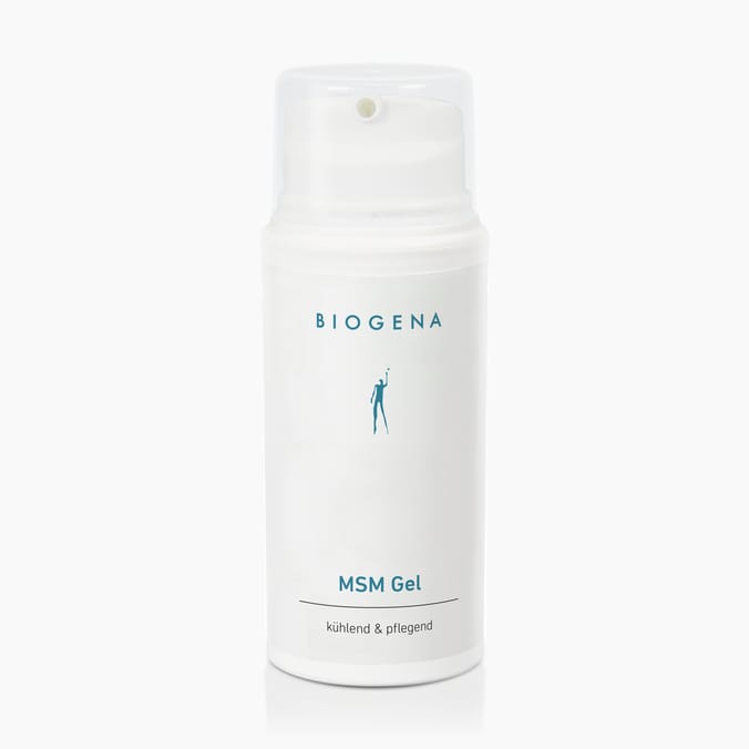 Biogena, MSM Gel, Flasche, weiß, kühlend & pflegend