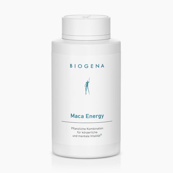 Biogena, Maca Energy, Butelka, biały, Roślinna kombinacja dla witalności fizycznej i psychicznej®