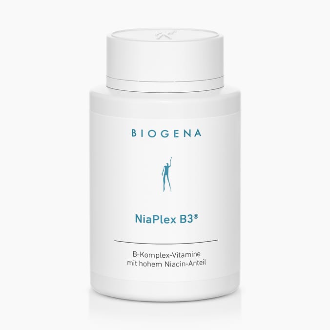 NiaPlex B3® Biogena, NiaPlex B3®, Flasche, weiß, B-Komplex-Vitamine mit hohem Niacin-Anteil