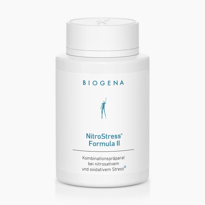Biogena, NitroStress® Formula II, Flasche, weiß, Kombinationspräparat bei nitrosativem und oxidativem Stress®