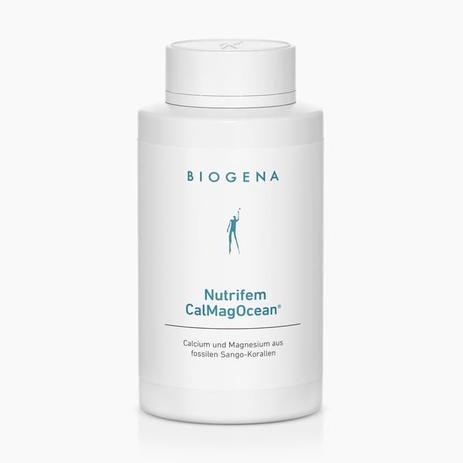 Biogena, Nutrifem CalMagOcean®, Bottle, white, Calcium and magnesium from fossil Sango corals