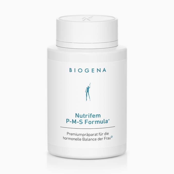 Biogena, NutrIfem P-M-S Formula®, Bottle, white, Premium preparation for the hormonal balance of women®