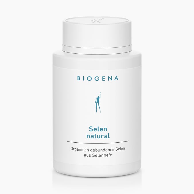 Biogena, Selen natural, Sticlă, alb, Selen legat organic din drojdie de seleniu