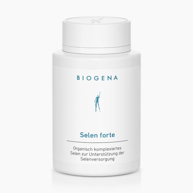 Biogena, Selen forte, Sticlă, alb, Selen complexat organic pentru susținerea aportului de seleniu