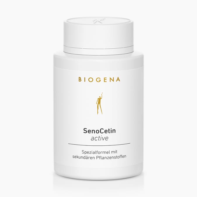 Biogena, SenoCetin active, Bottle, white, Special formula with secondary plant substances