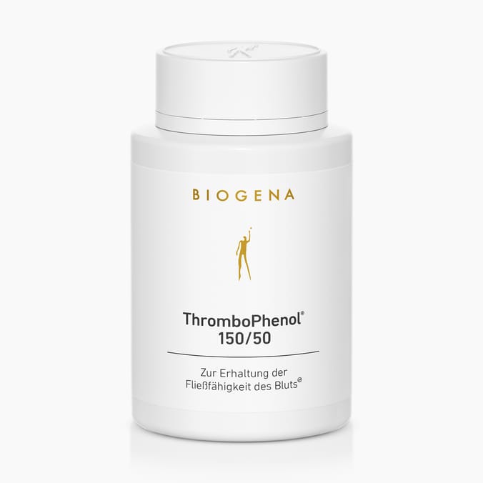 Biogena, ThromboPhenol® 150/50, Bottiglia, bianco, Per mantenere la fluidità del sangue®