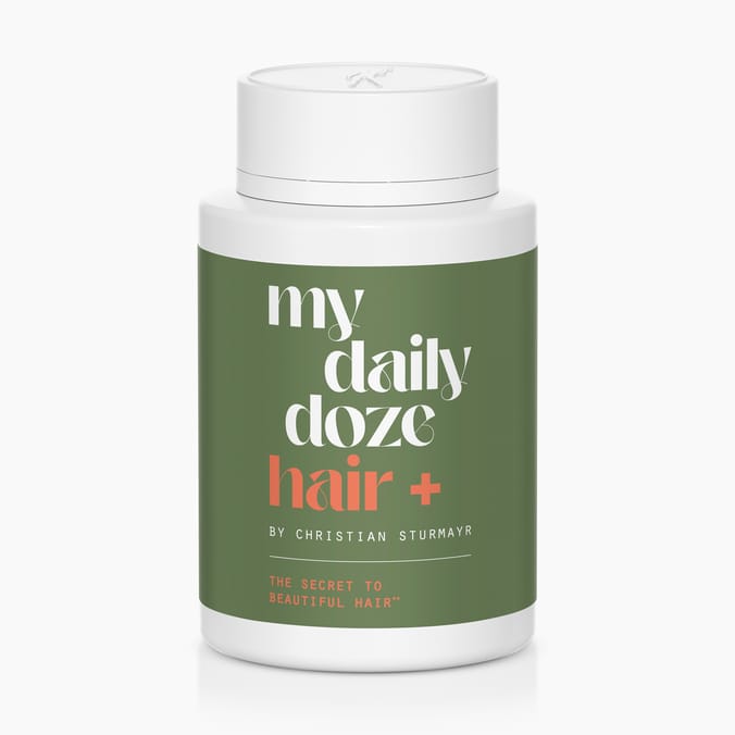 my daily doze hair + by Christian Sturmayr , my daily doze hair +, Botella, blanco, verde, POR CHRISTIAN STURMAYR