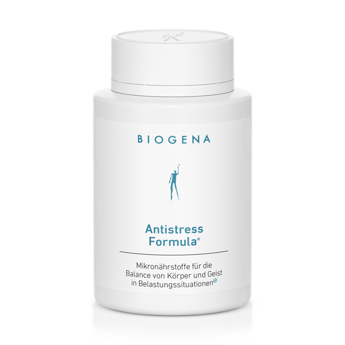 Biogena, Antistress Formula®, Sticlă, alb, Micronutrienți pentru echilibrul corpului și al minții în situații de stres®