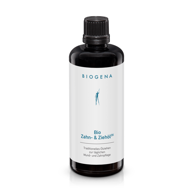 Biogena, Bio Zahn- & Ziehöl®DX, Sticlă, alb, Clătire tradițională cu ulei pentru îngrijirea zilnică a gurii și a dinților