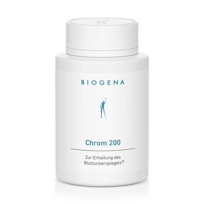 Biogena, Chrom 200, Sticlă, alb, Pentru menținerea nivelului zahărului din sânge®