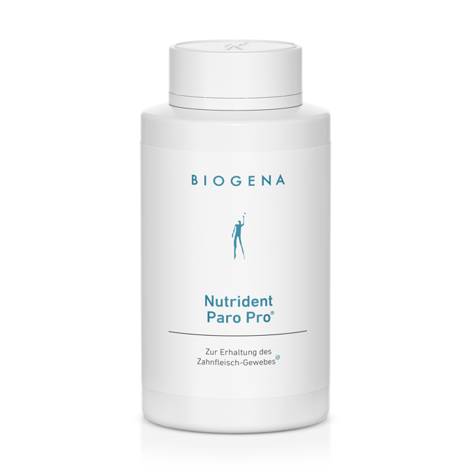 Biogena, Nutrident Paro Pro®, Sticlă, alb, Pentru menținerea țesutului gingival