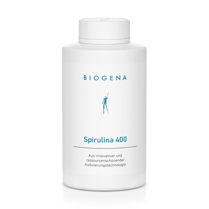 Biogena, Spirulina 400, Sticlă, alb, Dintr-o tehnologie de cultivare inovatoare și economisitoare de resurse