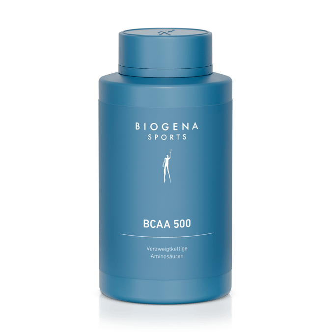 Biogena Sports, BCAA 500, Sticlă, petrol, Aminoacizi cu lanț ramificat