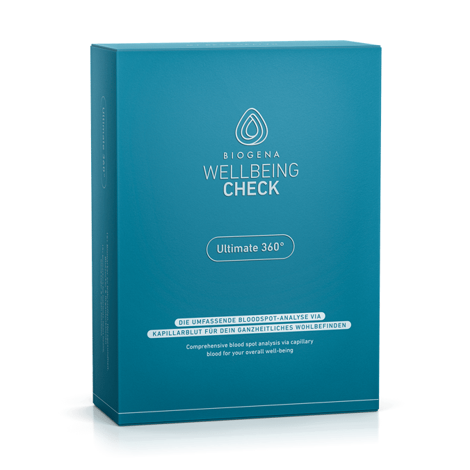 Biogena, WELLBEING CHECK, Carton, petrol, Ultimate 360°