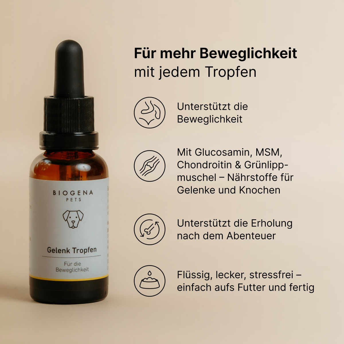 biogena_pets_gelenk_tropfen_mit_glucosamin_msm_chondroitin_gruenlippmuschel_zur_unterstuetzung_von_beweglichkeit_gelenken_knochen_fluessig_lecker_stressfrei_einfach_tropfenweise_direkt_aufs_futter_geben