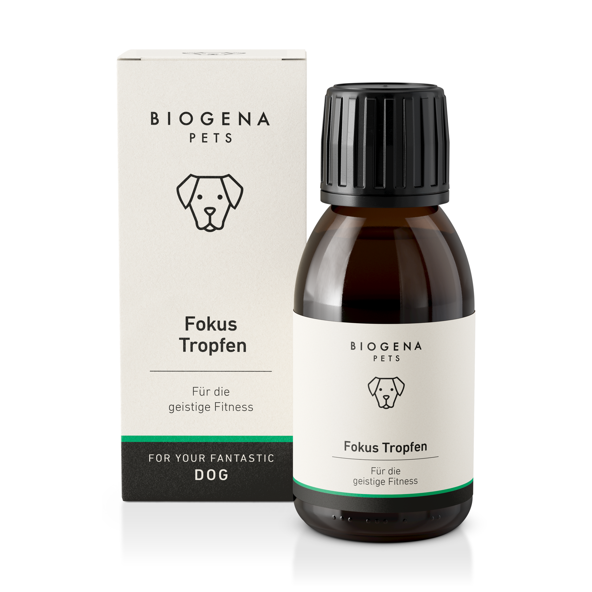 biogena_pets_fokus_tropfen_produktfoto_mit_verpackung_und_braunglasflasche_ergnzungsfuttermittel_fuer_hunde_zur_unterstuetzung_der_geistigen_fitness_und_konzentration