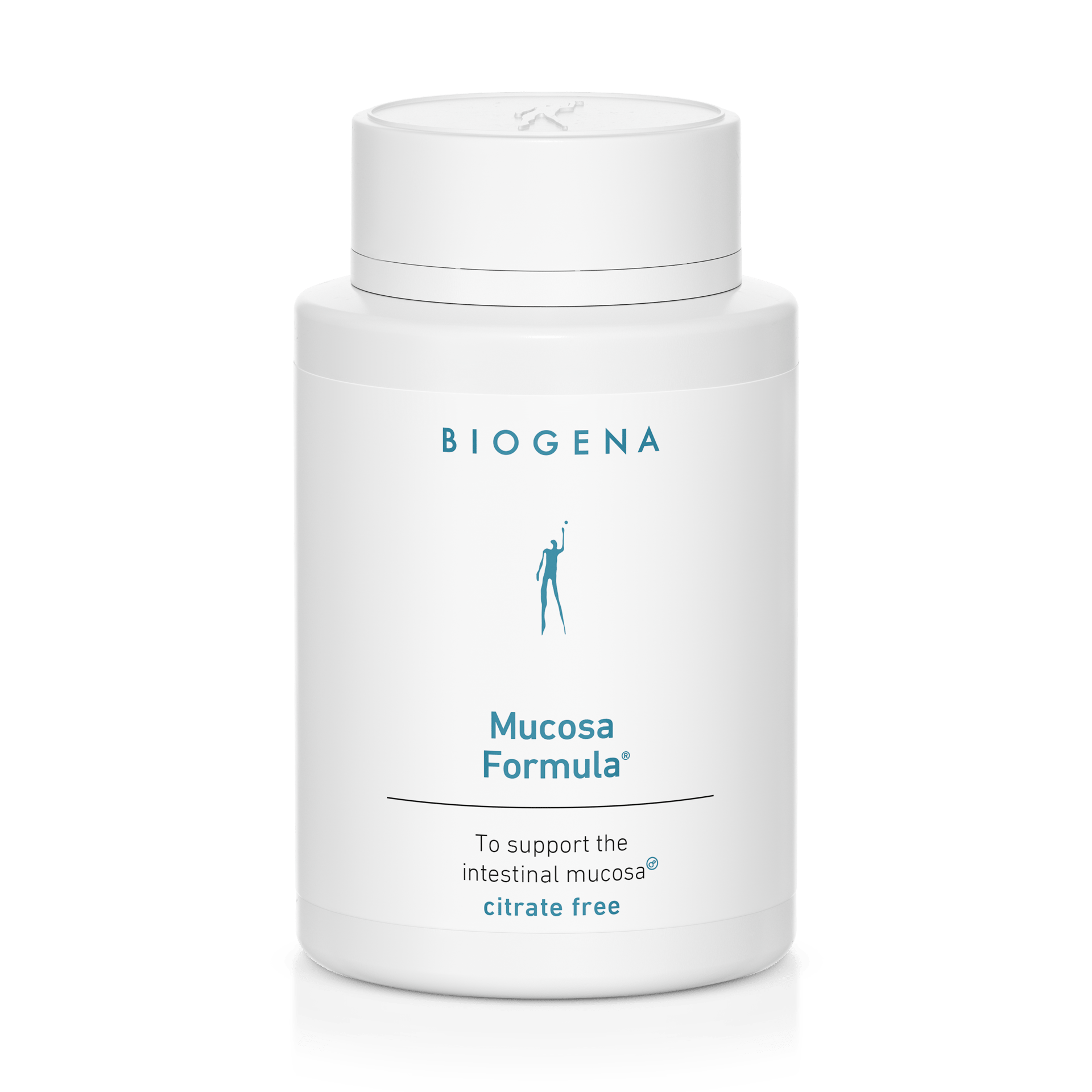 Biogena, Mucosa Formula®, Bottle, white, To support the intestinal mucosa® citrate free