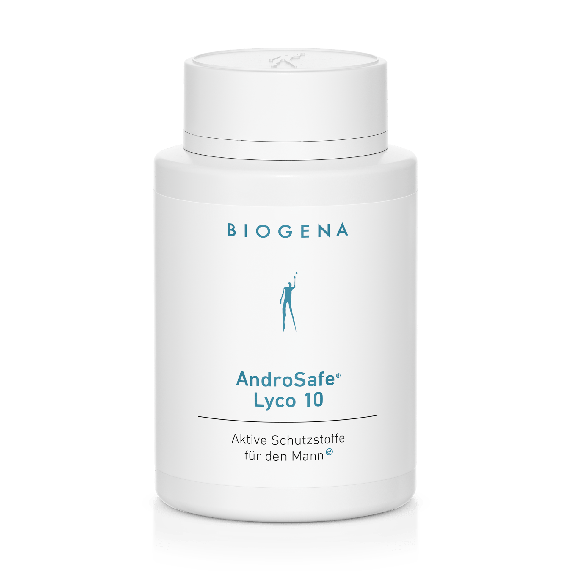 Biogena, AndroSafe® Lyco 10, Sticlă, alb, Substanțe de protecție active pentru bărbat®