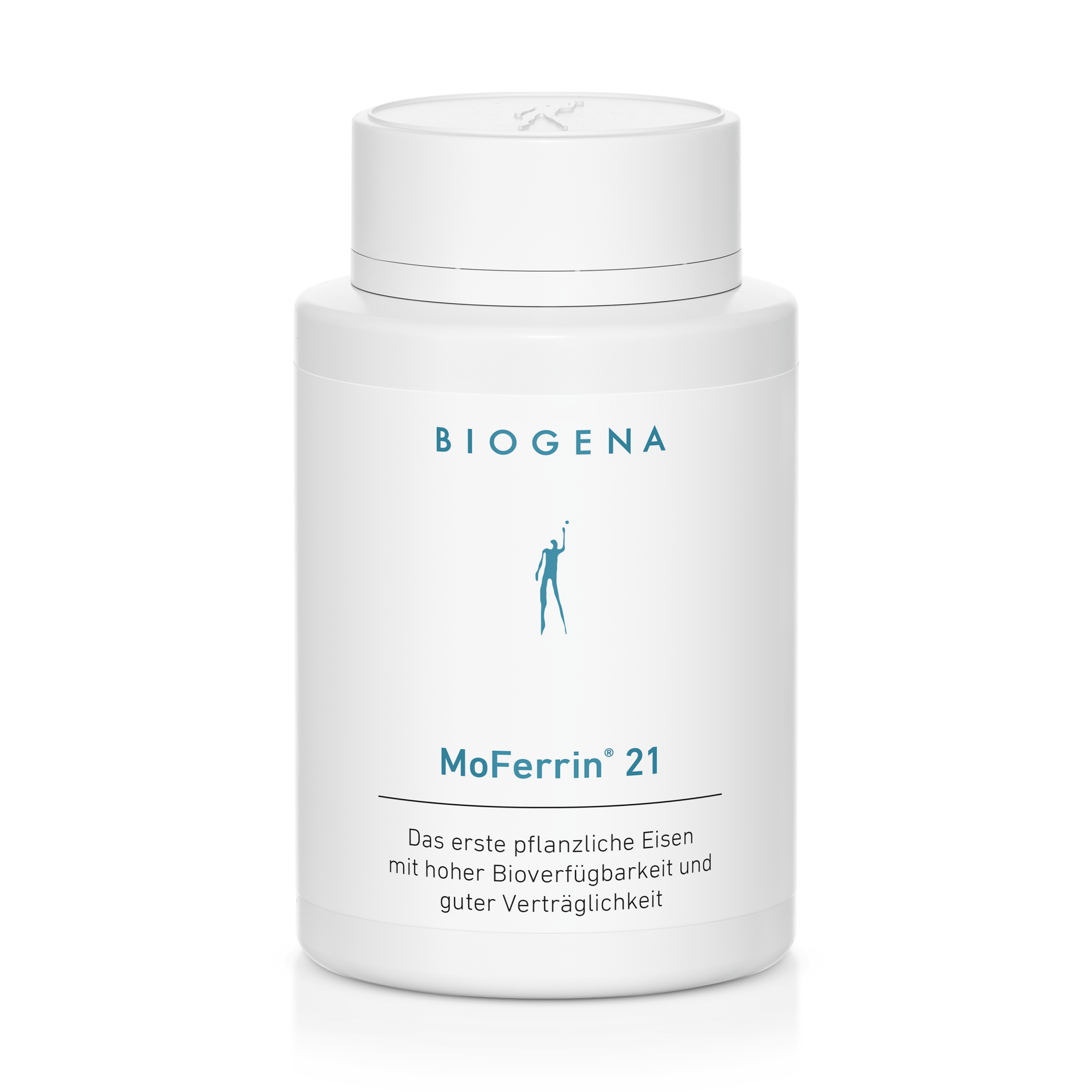 Biogena, MoFerrin® 21, Flasche, weiß, Das erste pflanzliche Eisen mit hoher Bioverfügbarkeit und guter Verträglichkeit
