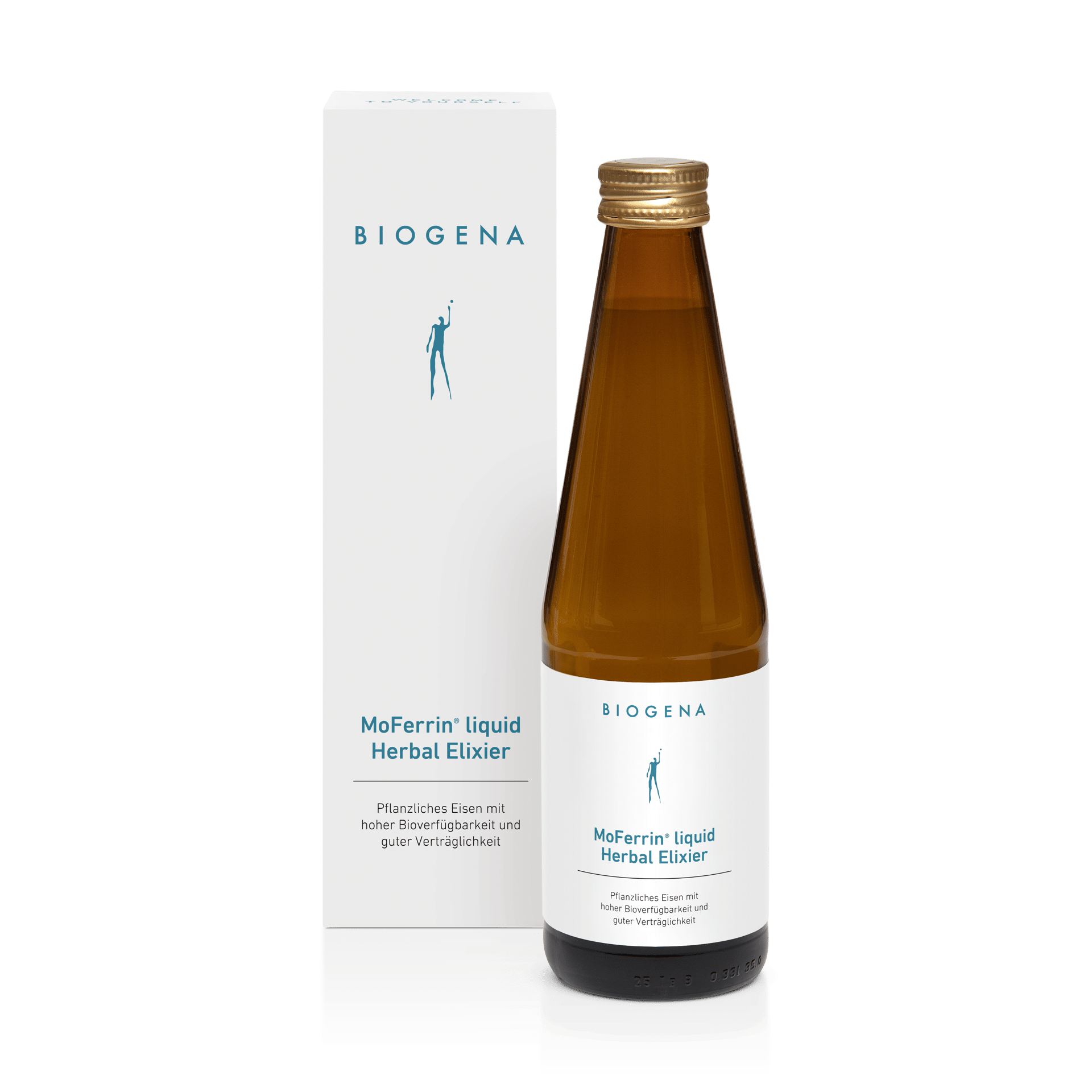 Biogena, MoFerrin® liquid Herbal Elixier, Flasche, weiß, Pflanzliches Eisen mit hoher Bioverfügbarkeit und guter Verträglichkeit
