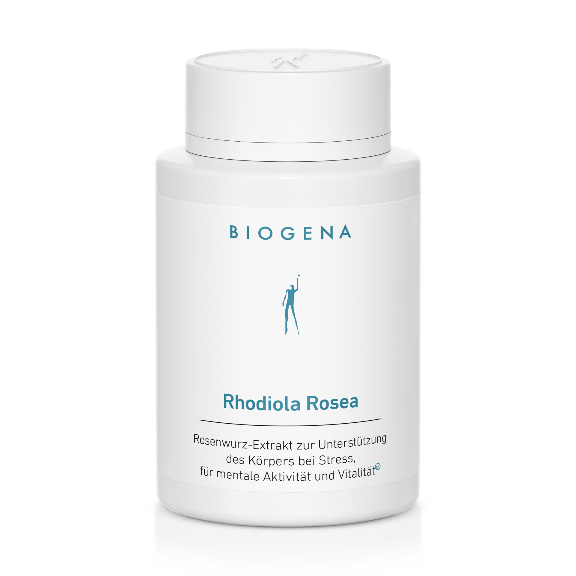 Biogena, Rhodiola Rosea, Bottle, white, Rose root extract to support the body during stress, for mental activity and vitality®