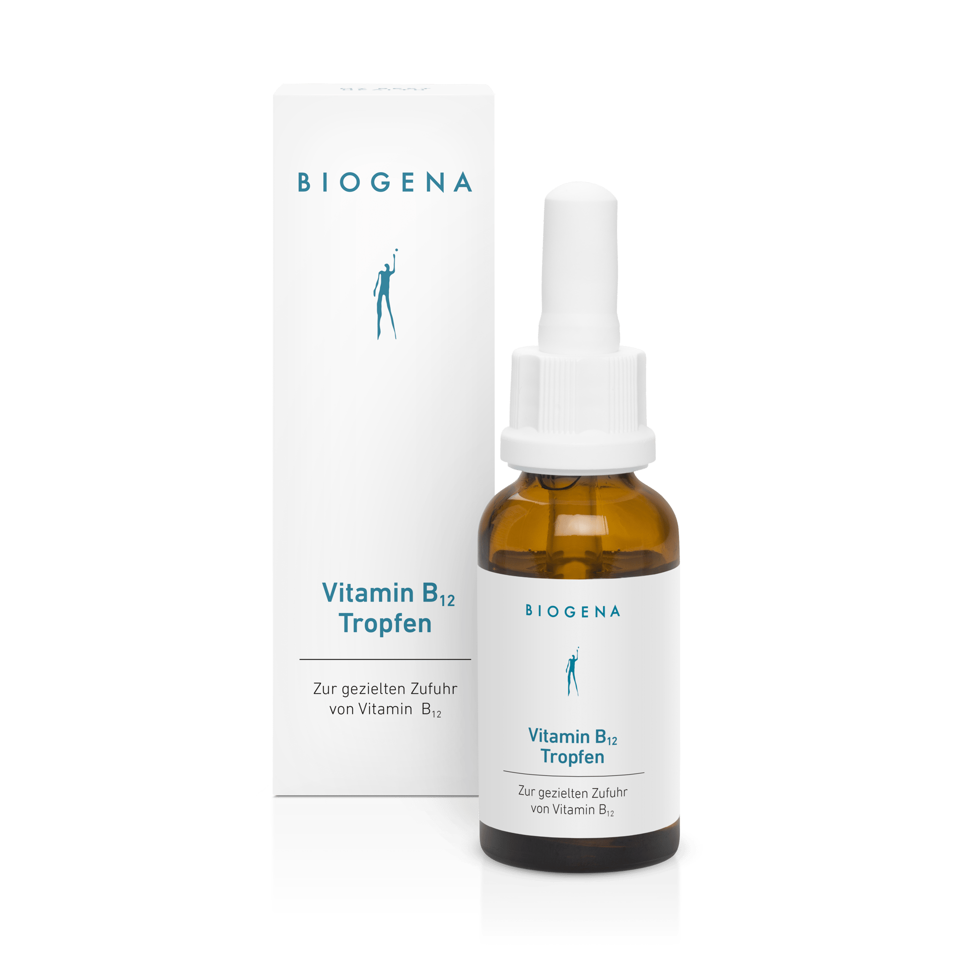 Biogena, Vitamin B12 Tropfen, Butelka, biały, Do ukierunkowanego dostarczania witaminy B12