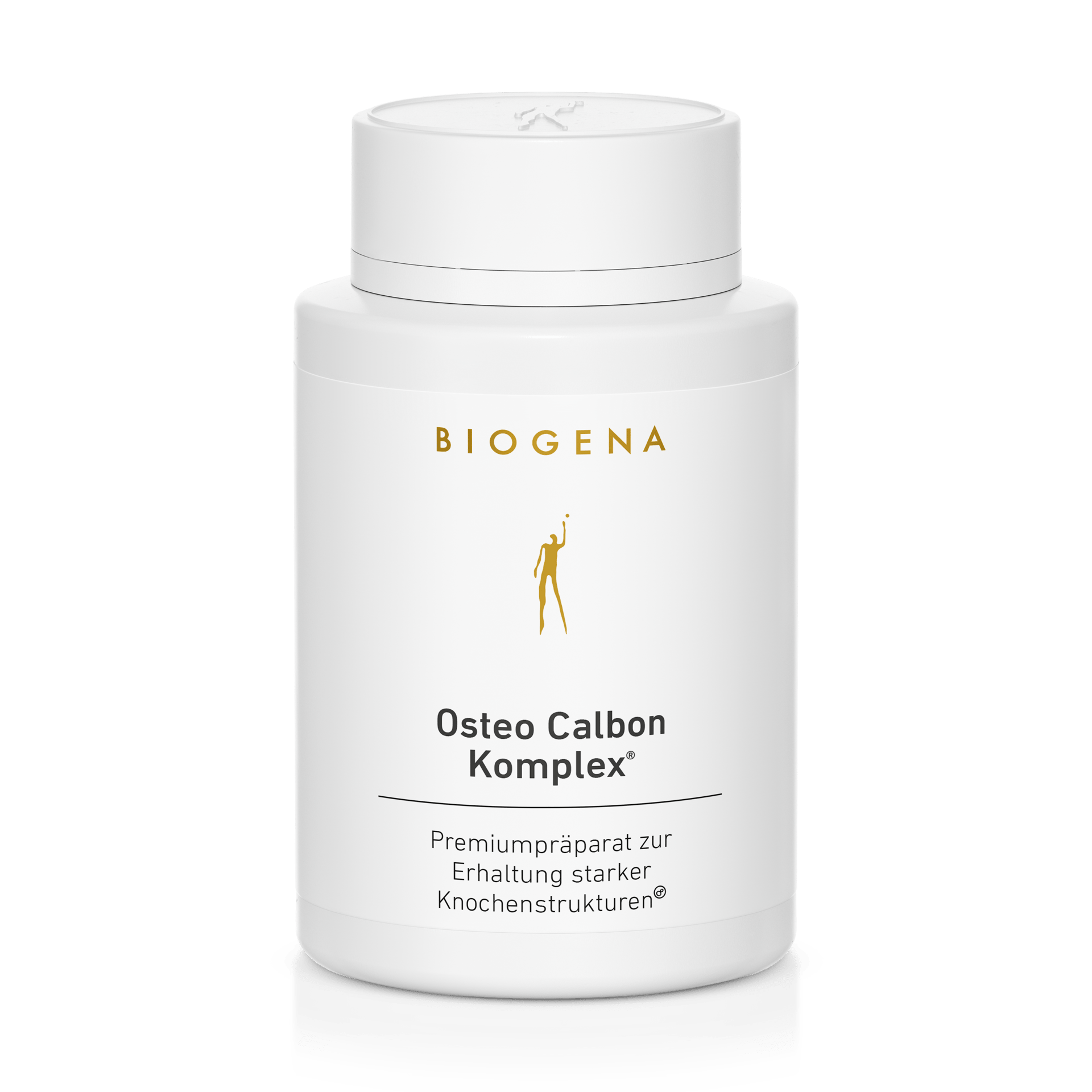 Biogena, Osteo Calbon Komplex®, Bottle, white, Premium preparation for maintaining strong bone structures®