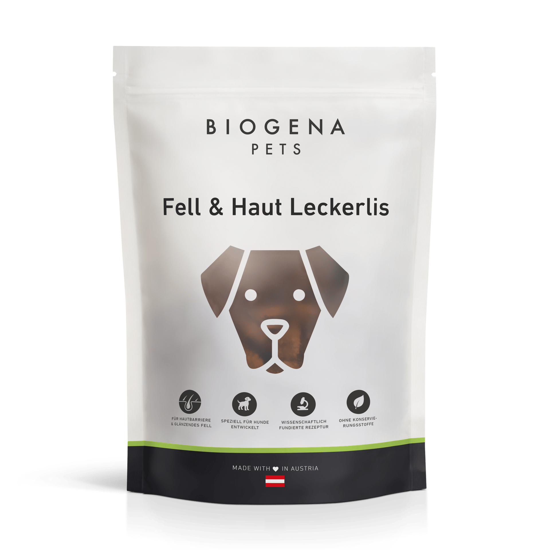 Fell & Haut Leckerlis für Hunde – mit Biotin & Zink